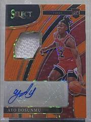 Ayo Dosunmu [Orange Pulsar] Basketball Cards 2021 Panini Select Rookie Signatures Prices