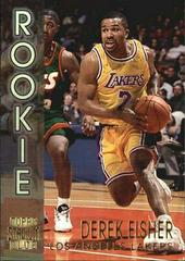 Derek Fisher #R7 Basketball Cards 1996 Stadium Club Rookies 2 Prices