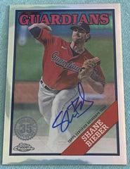 Shane Bieber Baseball Cards 2023 Topps Chrome Update 1988 Autographs Prices
