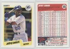 Jeffery Leonard #519 Baseball Cards 1990 Fleer Prices