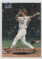 Mark McGwire Baseball Cards 1999 Fleer Update Prices