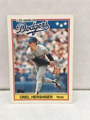Orel Hershiser #34 Baseball Cards 1988 Topps American Prices