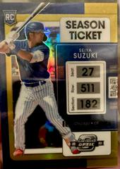 Seiya Suzuki [Gold] #5 Baseball Cards 2022 Panini Chronicles Prices