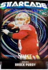 Brock Purdy #STAR-20 Football Cards 2022 Panini Select Starcade Prices