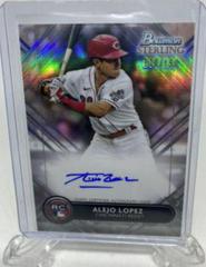 Alejo Lopez [Refractor] Baseball Cards 2022 Bowman Sterling Rookie Autographs Prices