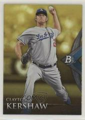 Clayton Kershaw [Gold] #12 Baseball Cards 2014 Bowman Platinum Prices