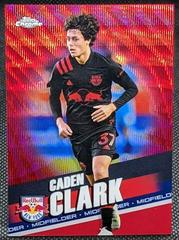 Caden Clark [Red Wave] Soccer Cards 2022 Topps Chrome MLS Prices