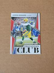 Aaron Rodgers [Red Blue] #TD-3 Football Cards 2022 Panini Rookies & Stars Touchdown Club Prices