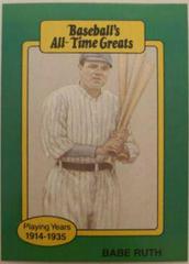 Babe Ruth Baseball Cards 1987 All Time Greats Prices