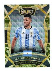 Sergio Aguero [Camo] #3 Soccer Cards 2016 Panini Select National Pride Prices