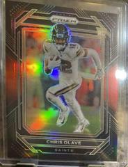 NFL 2022 Panini Chronicles Prizm Black Chris Olave PB-14 [Rookie]