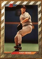 Andy Benes [Foil] #599 Baseball Cards 1992 Bowman Prices