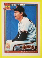 Don Robinson #104 Baseball Cards 1991 Topps Tiffany Prices