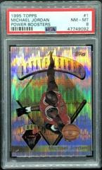Michael Jordan #1 Basketball Cards 1995 Topps Power Boosters Prices