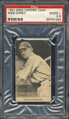 Max Carey Baseball Cards 1921 E253 Oxford Confectionery Prices