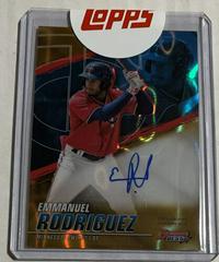 Emmanuel Rodriguez [Gold Lava Refractor] #B21-ERO Baseball Cards 2021 Bowman’s Best of 2021 Autographs Prices