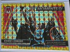 Kawhi Leonard [Gold] #17 Basketball Cards 2021 Panini Mosaic Moments in Time Prices