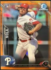 Aaron Nola [Orange Refractor] #30 Baseball Cards 2016 Bowman Chrome Prices