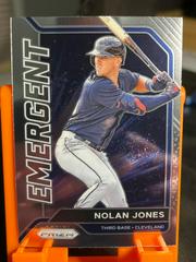 Nolan Jones #EM13 Baseball Cards 2021 Panini Prizm Emergent Prices