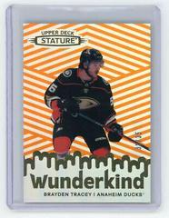 Brayden Tracey [Orange] #W-2 Hockey Cards 2022 Upper Deck Stature Wunderkind Prices