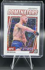 Bo Nickal [White Sparkle] #25 Ufc Cards 2023 Panini Donruss Optic UFC Dominators Prices