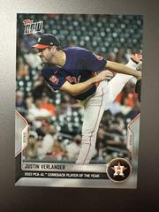 Justin Verlander #PCA-3 Baseball Cards 2022 Topps Now Players Choice Awards Prices