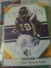 Adrian Peterson #2 Football Cards 2009 SP Threads Prices