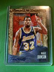 Magic Johnson [Sapphire] #54 Basketball Cards 2018 Panini Court Kings Portraits Prices