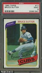 Bruce Sutter #17 Baseball Cards 1980 Topps Prices