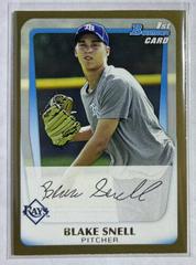 Blake Snell [Chrome Gold Refractor] Baseball Cards 2011 Bowman Draft Prospects Prices