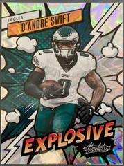 D'Andre Swift #20 Football Cards 2023 Panini Absolute Explosive Prices
