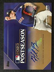 Hunter Brown [Gold] Baseball Cards 2024 Topps Postseason Performance Autograph Prices