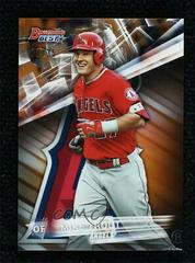 Mike Trout [Orange Refractor] Baseball Cards 2016 Bowman's Best Prices