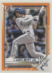 Bobby Witt Jr. [Orange] #BD-47 Baseball Cards 2021 Bowman Draft Prices