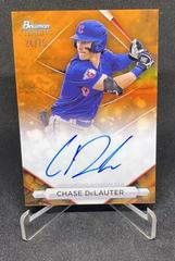 Chase DeLauter [Orange] #PA-CD Baseball Cards 2023 Bowman Sterling Prospect Autograph Prices