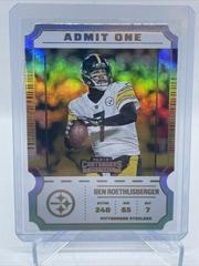 Ben Roethlisberger Football Cards 2022 Panini Contenders Admit One Prices