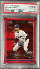 Mookie Betts [Red Hot] #2006-20 Baseball Cards 2023 Topps World Classic 2006 Prices