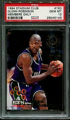 Glenn Robinson [Members Only] #183 Basketball Cards 1994 Stadium Club Prices