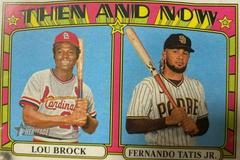 Fernando Tatis Jr Baseball Cards 2021 Topps Heritage Then & Now Prices