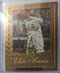 Tyrese Haliburton [Gold] #12 Basketball Cards 2023 Donruss Elite Series Prices