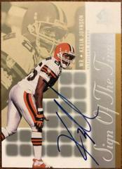 Kevin Johnson Football Cards 2000 SP Authentic Sign of the Times Prices