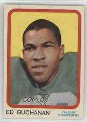 Ed Buchanan #11 Football Cards 1963 Topps CFL Prices
