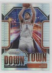 Devin Booker [Hyper Prizm] #7 Basketball Cards 2020 Panini Prizm Downtown Bound Prices