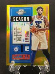Joel Embiid [Gold] #11 Basketball Cards 2020 Panini Contenders Optic Prices
