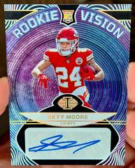 Skyy Moore [Black] #RVS-SM Football Cards 2022 Panini Illusions Rookie Vision Signatures Prices