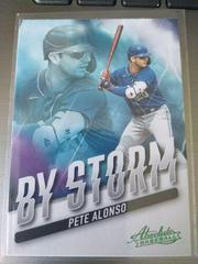 Pete Alonso [Retail Green] #BYS-3 Baseball Cards 2022 Panini Absolute By Storm Prices