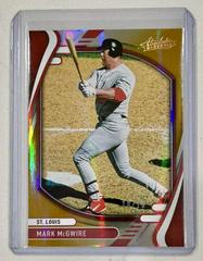 Mark McGwire [Spectrum Gold] #80 Baseball Cards 2022 Panini Absolute Prices