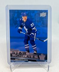 Matthew Knies [Blue] #4 Hockey Cards 2023 Upper Deck Star Rookies Prices