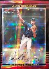 Alex Rodriguez [Xfractor] #3 Baseball Cards 2002 Bowman Chrome Prices