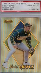 Eric Chavez [Refractor] #101 Baseball Cards 1999 Bowman's Best Prices